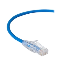 C6APC28-BK-01, Slim-Net™ 細径 CAT6A UTP パッチケーブル