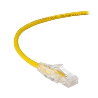 C6APC28-BK-01, Slim-Net™ 細径 CAT6A UTP パッチケーブル