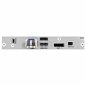 DKM FX Modular KVM Extender Interface Card - Dual-Head, 4K30 DisplayPort 1.1, USB HID, High-Speed Singlemode Fiber